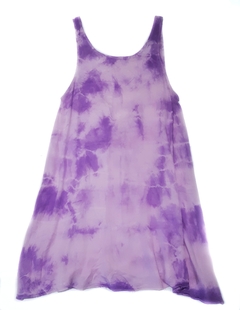 Vestido batik espalda cavada