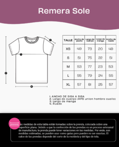 REMERA SOLE CELESTE - tienda online
