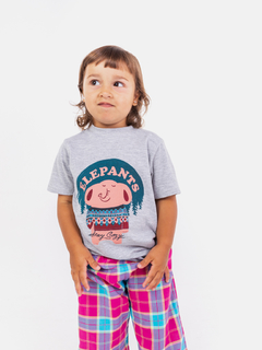 Remera Cozy Kids Gris Melange en internet