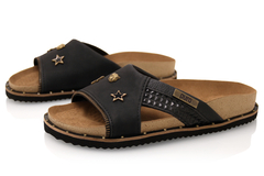 DELHI BLACK SANDALIAS PURO