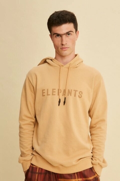 ELEPANTS BUZO CAPUCHA SELF FRISA CAMEL