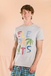 REMERA ELEPANTS PALM GRIS MELANGE