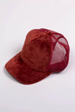 GORRA TRUCKER PLUSH BORDO