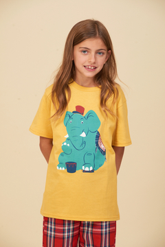 REMERA BONGO KIDS MOSTAZA