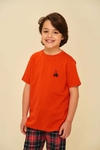 REMERA TRAVEL BUDDIES KIDS ROJO