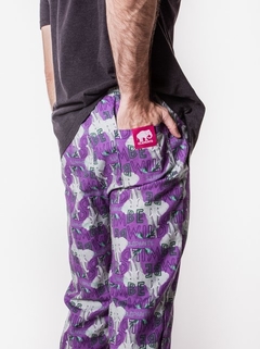 Pant estampado Be Wild violeta - comprar online