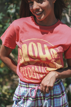 REMERA HIBISCUS FUCSIA