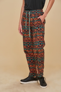 PANT ESTAMPADO WEST ROJO VIYELA ELEPANTS