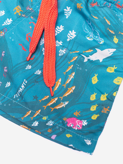 Traje de baño kids peces petróleo - comprar online