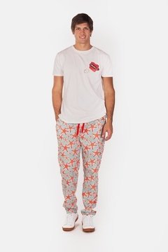 PANTS ELEPANTS ESTRELLAS ROJO - comprar online