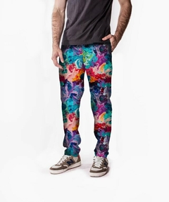 PANTALON ESTAMPADO PINCELADAS ELEPANTS - comprar online