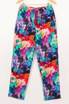 PANTALON ESTAMPADO PINCELADAS ELEPANTS