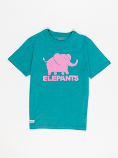 Remera Elefante kids turquesa