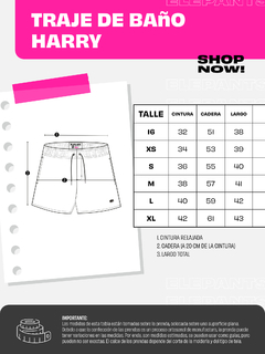 TRAJE DE BAÑO HARRY LISO AQUA - tienda online