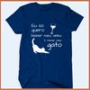 Camiseta Eu só quero beber meu vinho e mimar meu gato na internet
