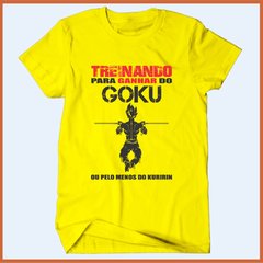 Camiseta Treinando para ganhar do Goku - comprar online