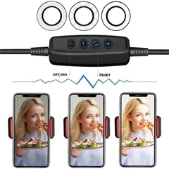 Aro led selfie con tripode en internet