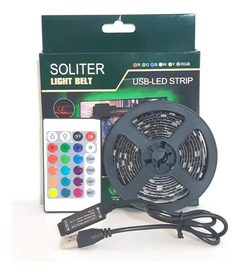Tira Led Rgb 5050, Conexión Usb 2mts - Tv Smart/Pc - comprar online