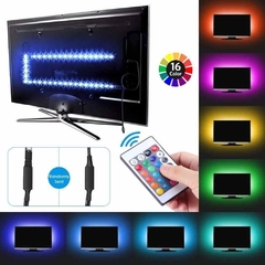 Tira Led Rgb 5050, Conexión Usb 2mts - Tv Smart/Pc - tienda online