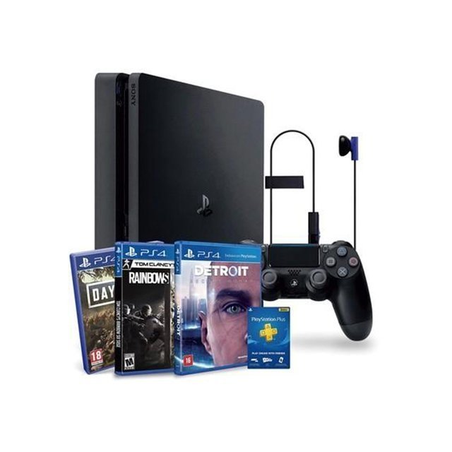 Console PlayStation 4 - Pro 1 TB - Preto : : Games e