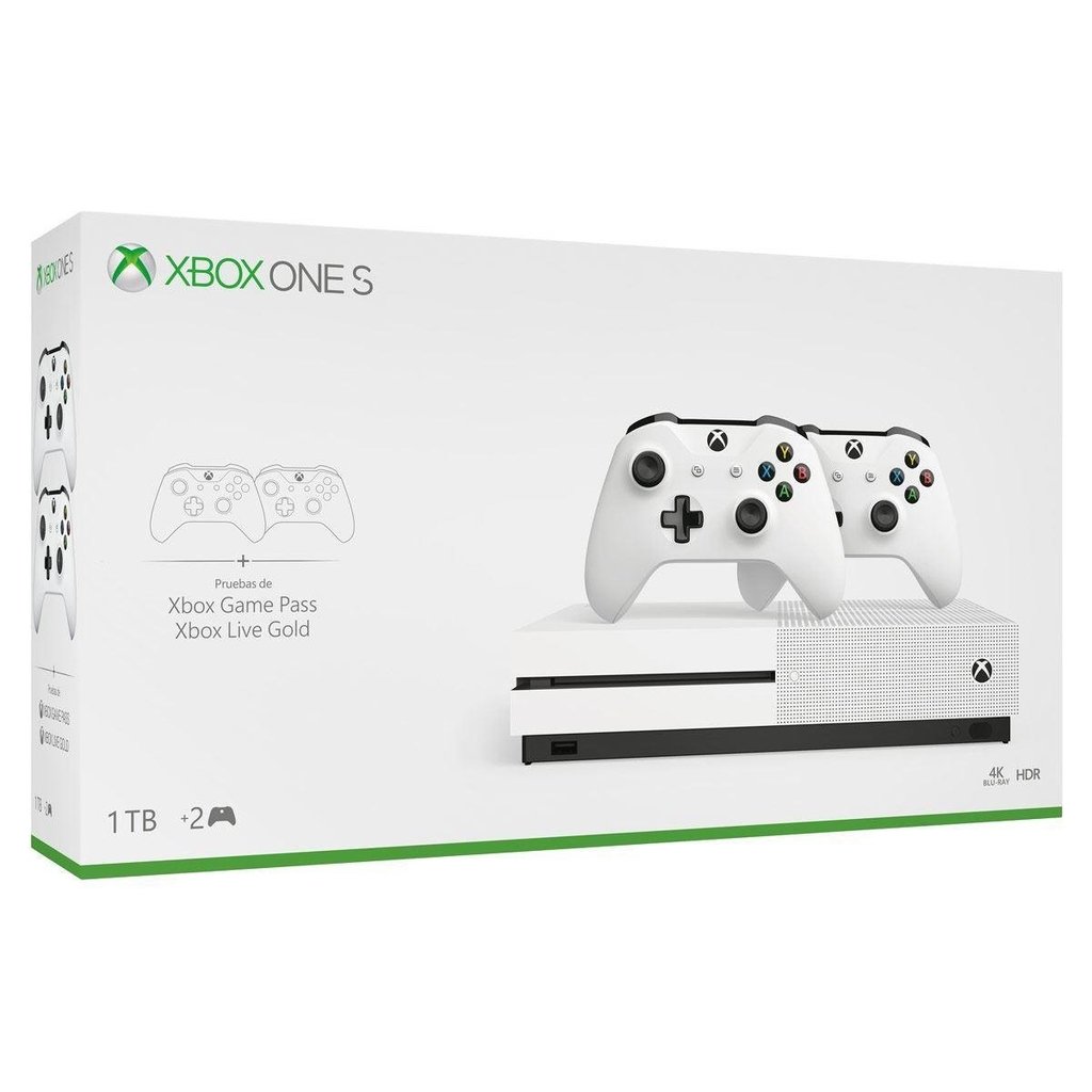 Xbox One S 1tb Seminovo + 2 Jogos Físicos Garantia E Nf