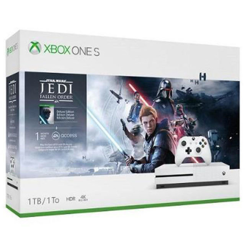 Console Xbox One S 1TB com 2 controles - 2 anos garantia - JF GAMES