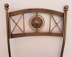 Silla En Hierro Forjado Modelo Sol Nuevo Y Cruz - tienda online