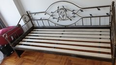 DIVÁN CAMA DOBLE MODELO CALIPSO CON HOJAS - tienda online