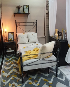 JUEGO DE DORMITORIO MODELO ROMANO DE UNA PLAZA