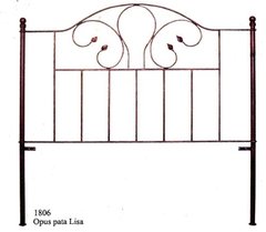 Respaldo En Hierro Forjado MODELO OPUS P/sommier De 2 Plazas Modelo Opu