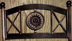 Juego De Comedor De Hierro Forjado Modelo Sol Y Cruz - tienda online