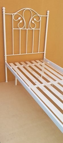 Cama Completa Respaldo Modelo Opus P/colchon De Una Plaza