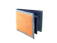 BILLETERA MARRON Y AZUL