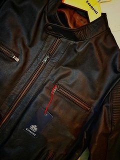 CAMPERA CUERO MARRON - comprar online