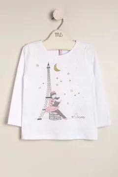 REMERA ESTAMPA TOUR EIFFEL ART E34141463