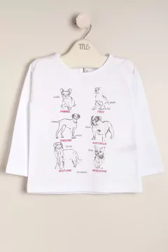 REMERA ESTAMPA DOGS ART: E34141468