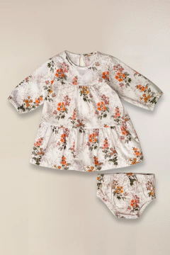vestido de beba estampado jolie art: e40061417
