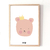 Cuadro Oso Rosa