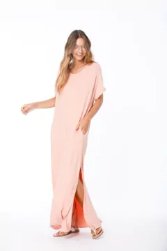 VESTIDO MORLEY CON TAJO en internet