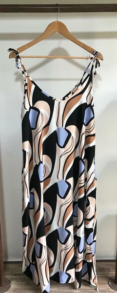 VESTIDO LARGO ESTAMPADO - ABAKA