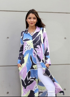 CAMISERO DE VOILE ESTAMPADO - tienda online