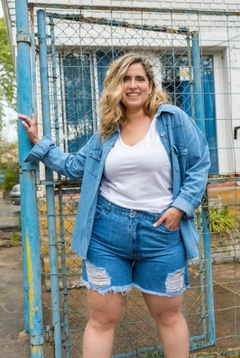SHORT CON ROTURAS - tienda online