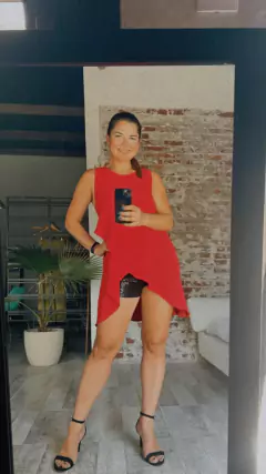 Vestido con Volado