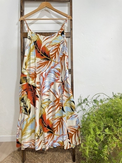 VESTIDO LINO ESTAMPADO - tienda online