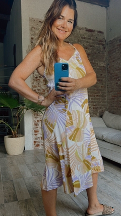 VESTIDO LINO ESTAMPADO