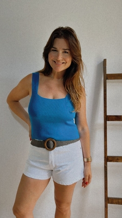SHORT MOM BLANCO - comprar online