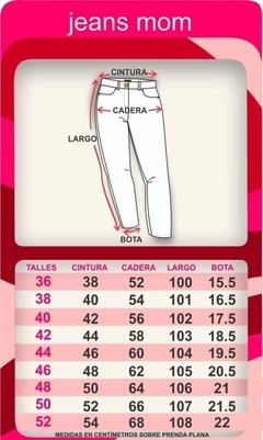 JEAN MOM CON ROTURAS - tienda online
