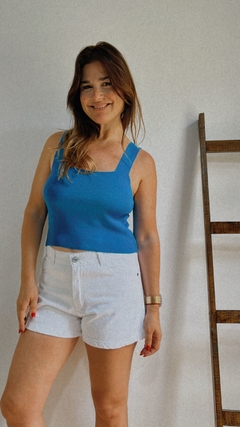 SHORT MOM BLANCO