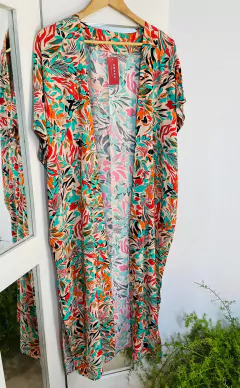 KIMONO ESTAMPADO LARGO - comprar online