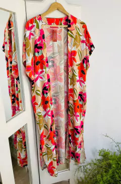 KIMONO ESTAMPADO LARGO - ABAKA